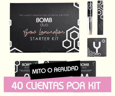40 clientes por kit de lifting de pestañas