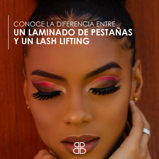 ¿Conoces la diferencia entre un laminado de pestañas y un lash lifting?