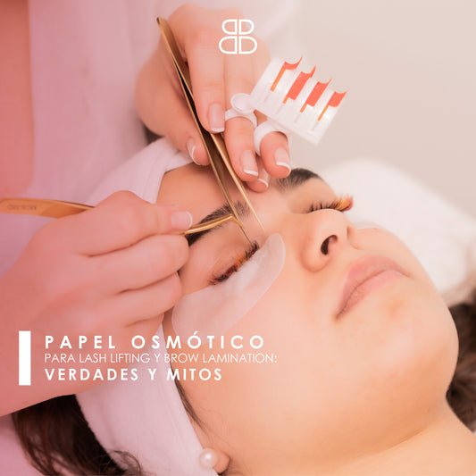 Papel osmótico para lash lifting y brow lamination: verdades y mitos