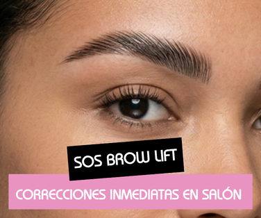 Corrigiendo errores del laminado de cejas
