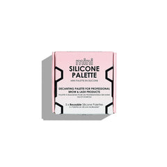 Caja de Mini Silicone Palette para uso profesional en productos de cejas y pestañas. 