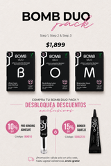 Bomb Duo Pack Kit Profesional de Lifting de Pestañas y Laminación de Cejas BOMB