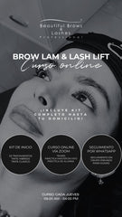 Curso Online de Brow Lam & Lash Lift con Kit Completo!